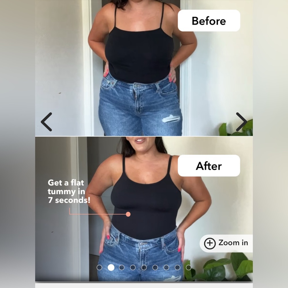 NWT! Set of 2 - Shapermint Essentials All Day Every Day Scoop Neck Cami’s - Picture 2 of 4